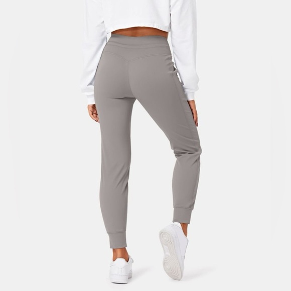 Halara Grey PETITE High Waisted Drawstring Cool Touch Joggers-UPF50+!! NEW!!🩶🩶 - Picture 4 of 16